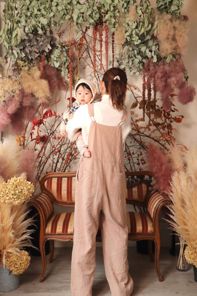 子どもとツーショット